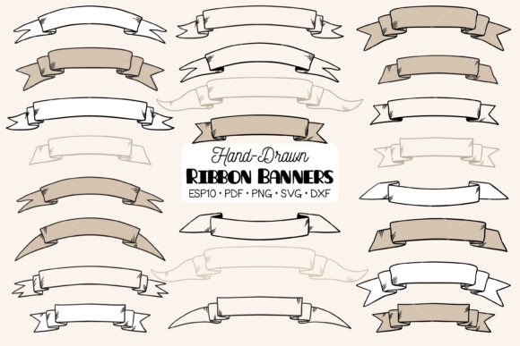 Download Ribbon Banner, Decorative Vintage Scroll - Decorative Collection