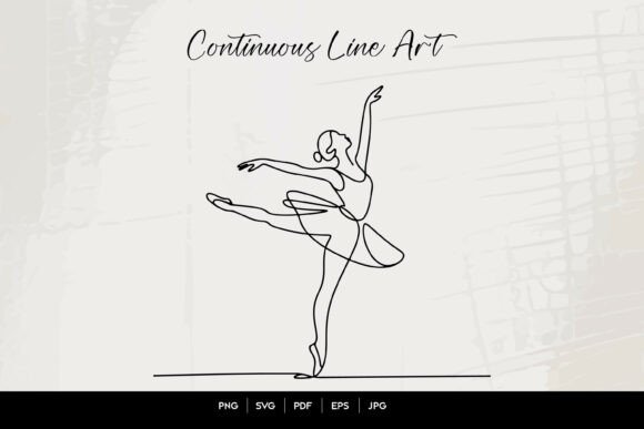 Download Continuous Line Ballerina - Continuous Collection