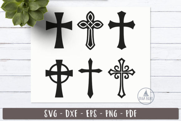 Download Decorative Simple Cross SVG - Decorative Collection