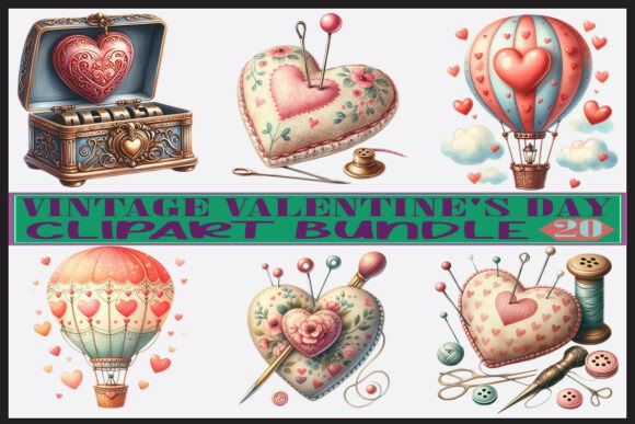 Download Retro Romantic Love Illustrations - Illustration Collection