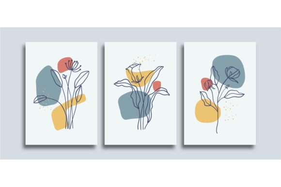 Download Minimalist Continuous LIne Art Flowers - Continuous Collection