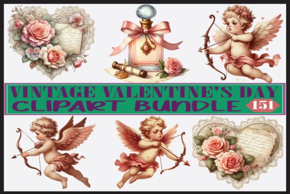 Download Retro Romantic Love Illustrations - Illustration Collection