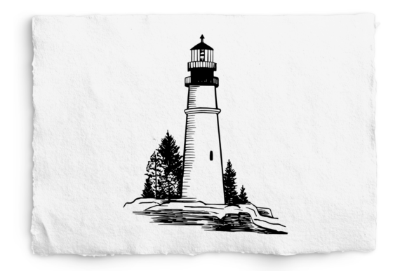 Download Lighthouse SVG, Graphic, Illustration - Illustration Collection