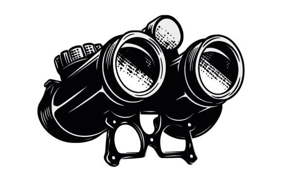 Download Binocular Vector Illustration - Illustration Collection