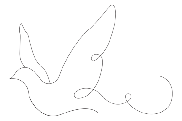 Download Continuous One Line Flying Dove - Continuous Collection